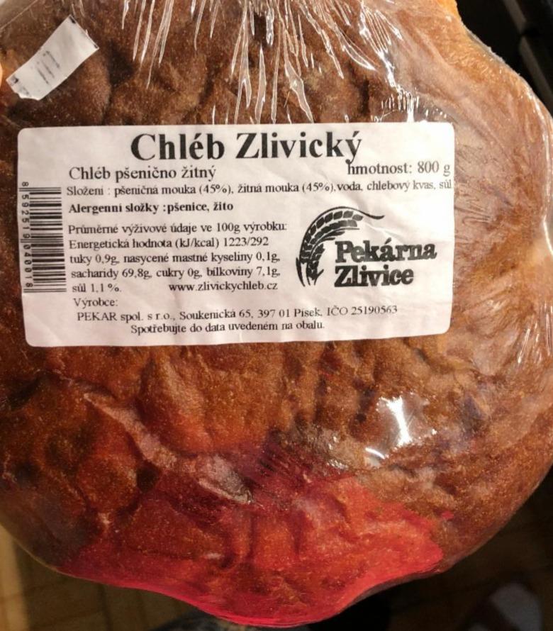 Fotografie - chléb Zlivický pšenično žitný
