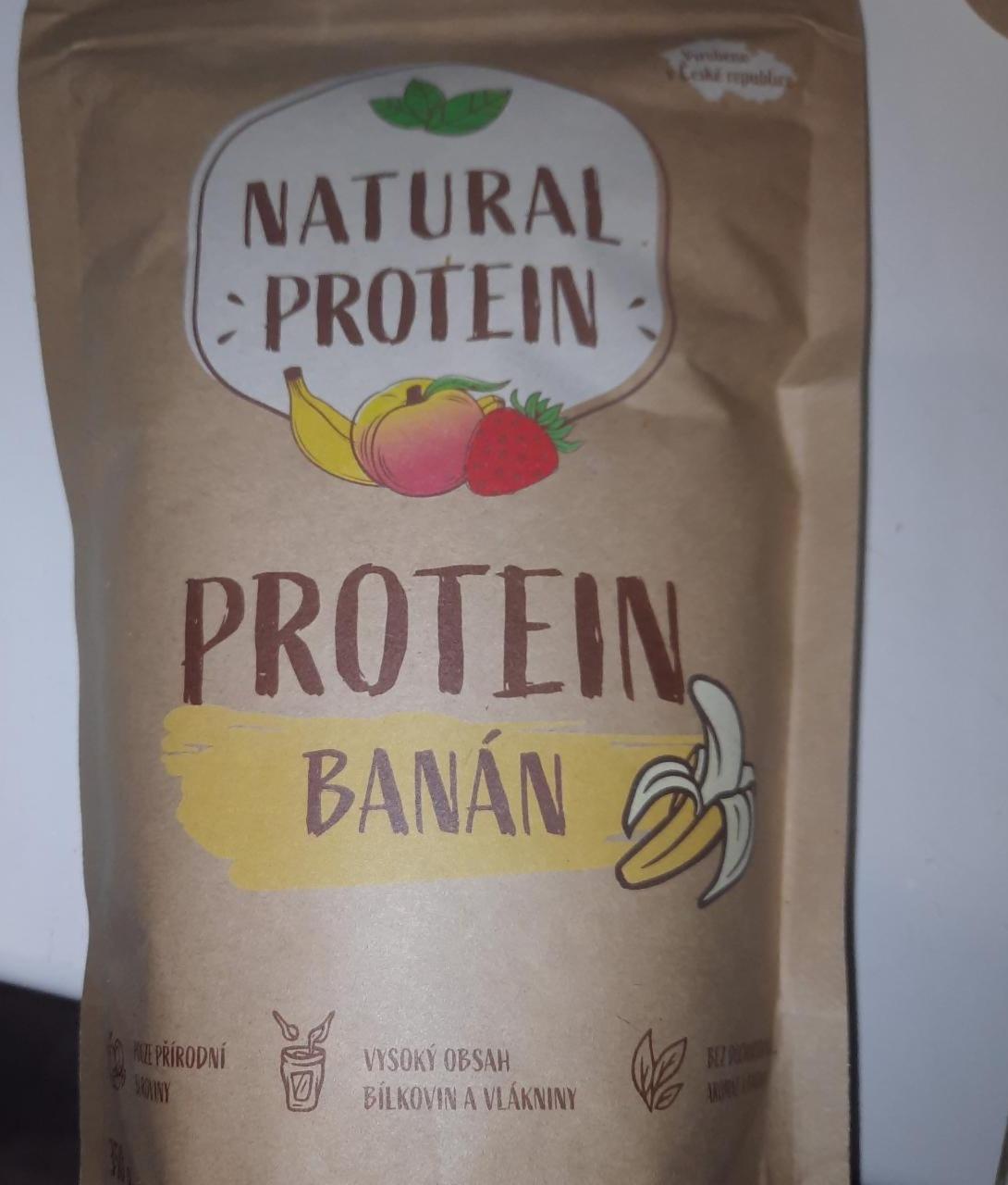 Fotografie - Protein bezlaktózový - Banán Natural protein
