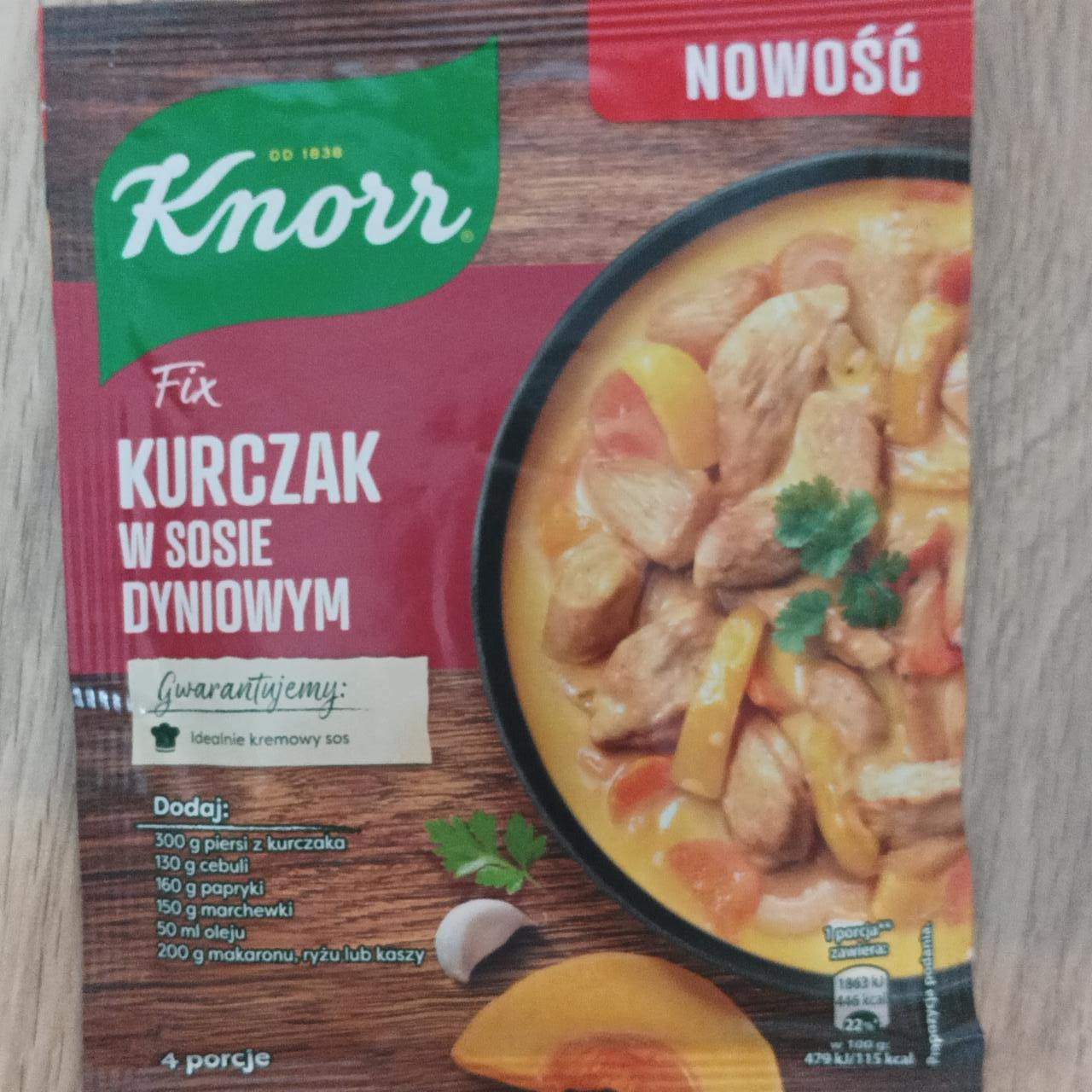 Fotografie - Fix kurczak w sosie dyniowym Knorr
