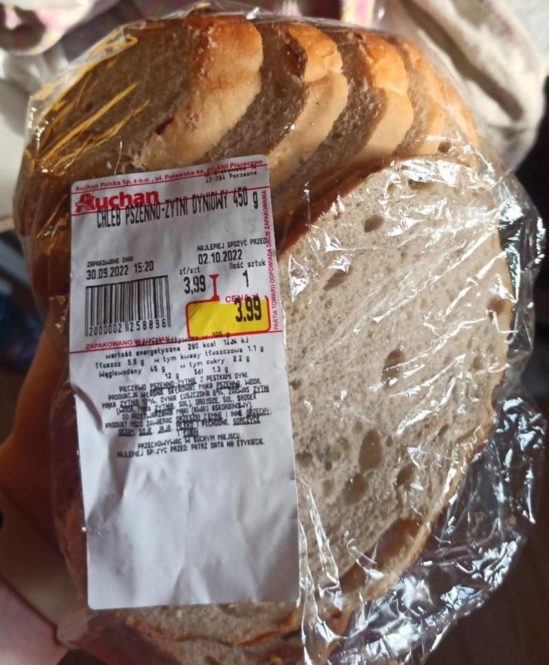 Fotografie - Chleb pszenno-żytni dyniowy Auchan