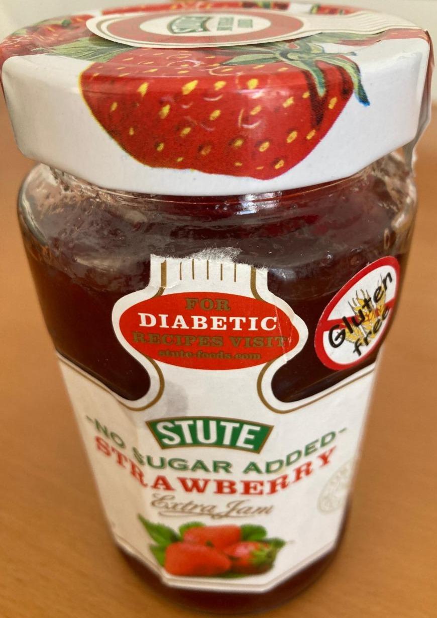 Fotografie - Diabetic Strawberry Extra Jam No Added Sugar Stute