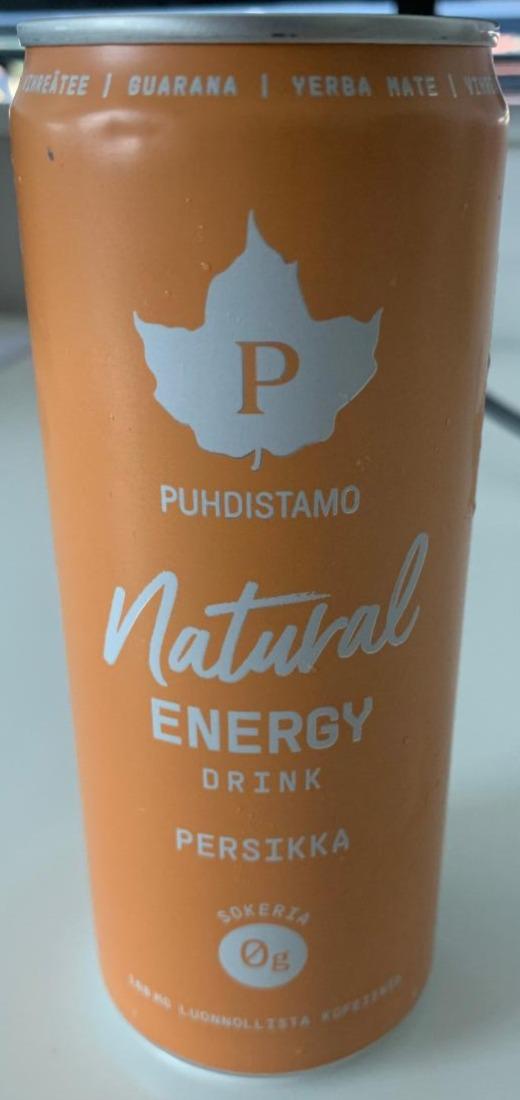 Fotografie - Natural Energy drink Persinka Puhdistamo