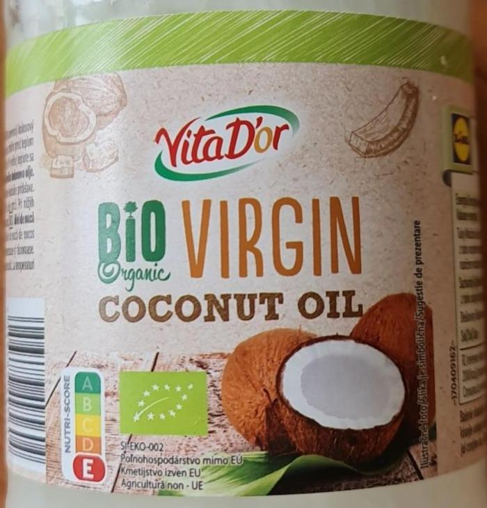 Fotografie - Bio Organic Virgin Coconut Oil Vita D´or