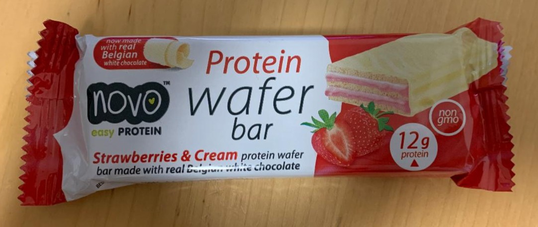 Fotografie - Protein Wafer Bar Strawberries & Cream Novo