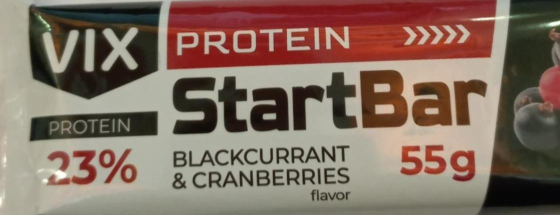 Fotografie - Protein StartBar Blackcurrant & Cranberries Vix
