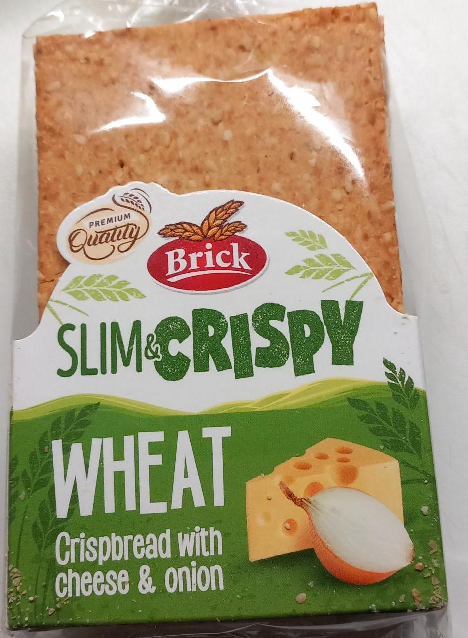 Fotografie - Slim & Crispy Wheat crispbread with Cheese & Onion Brick