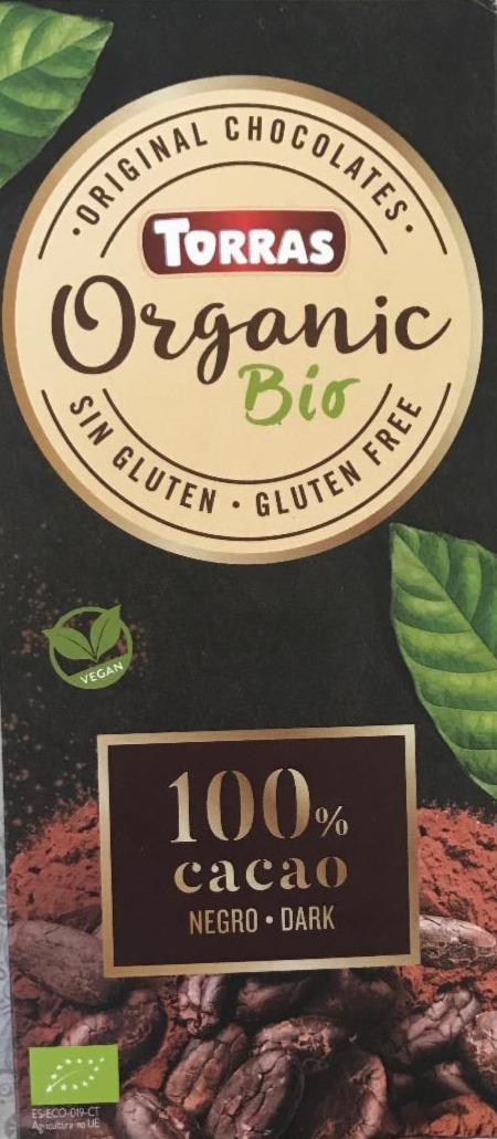Fotografie - Original Chocolate Organic Bio 100% cacao Dark Torras