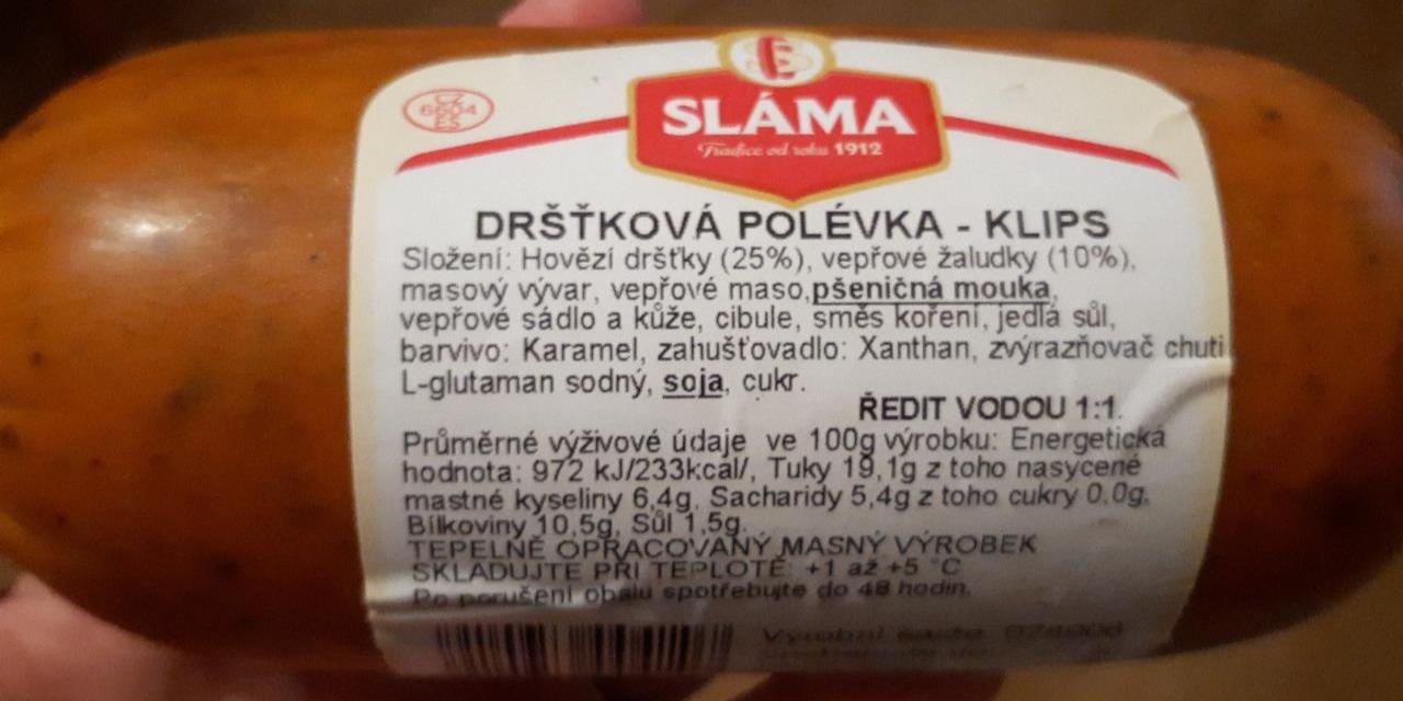 Fotografie - Dršťková polévka Sláma