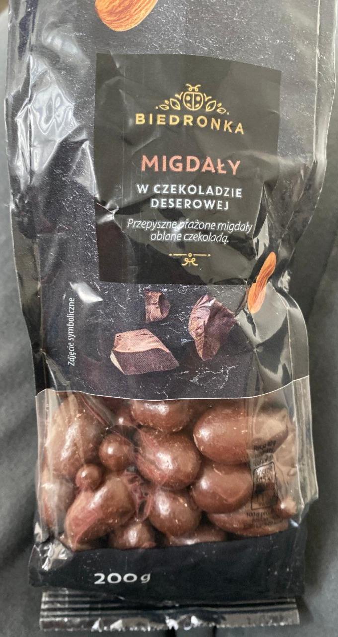 Fotografie - Migdały w czekoladzie deserowej Biedronka