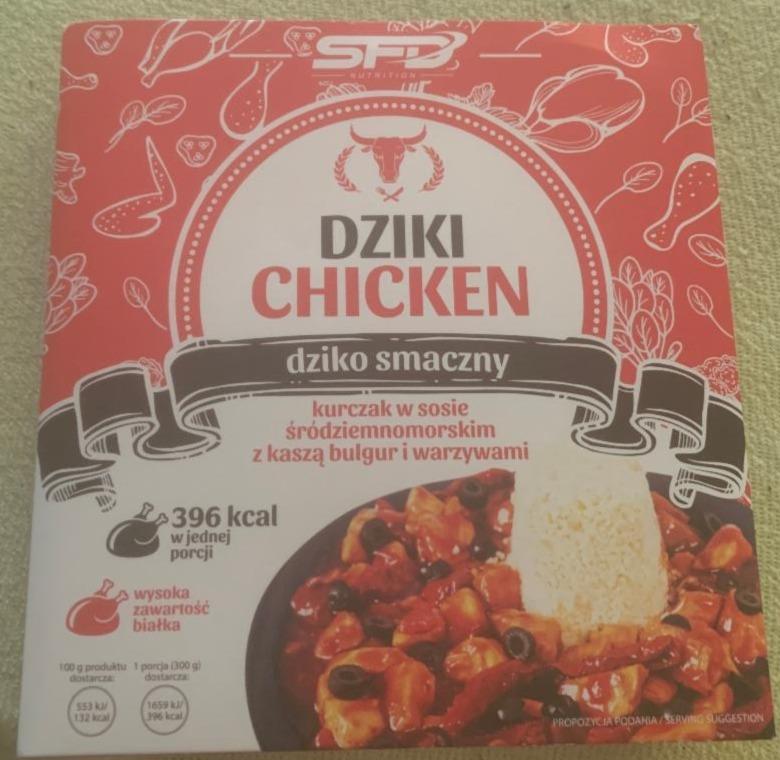 Fotografie - Dziki Chicken kurczak w sosie śródziemnomorskim z kaszą bulgur i warzywami SFD Nutrition