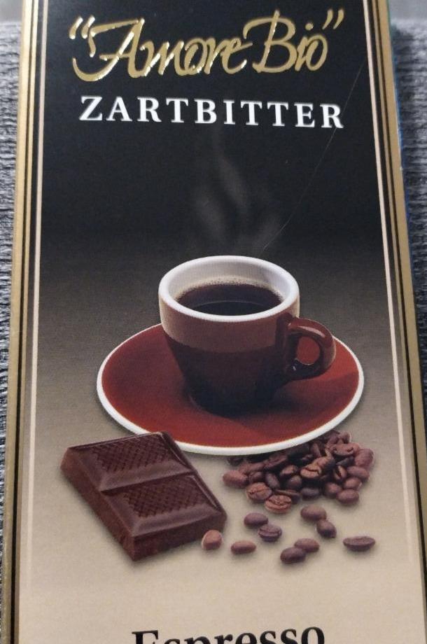 Fotografie - Hořká čokoláda bio s příchutí espresso