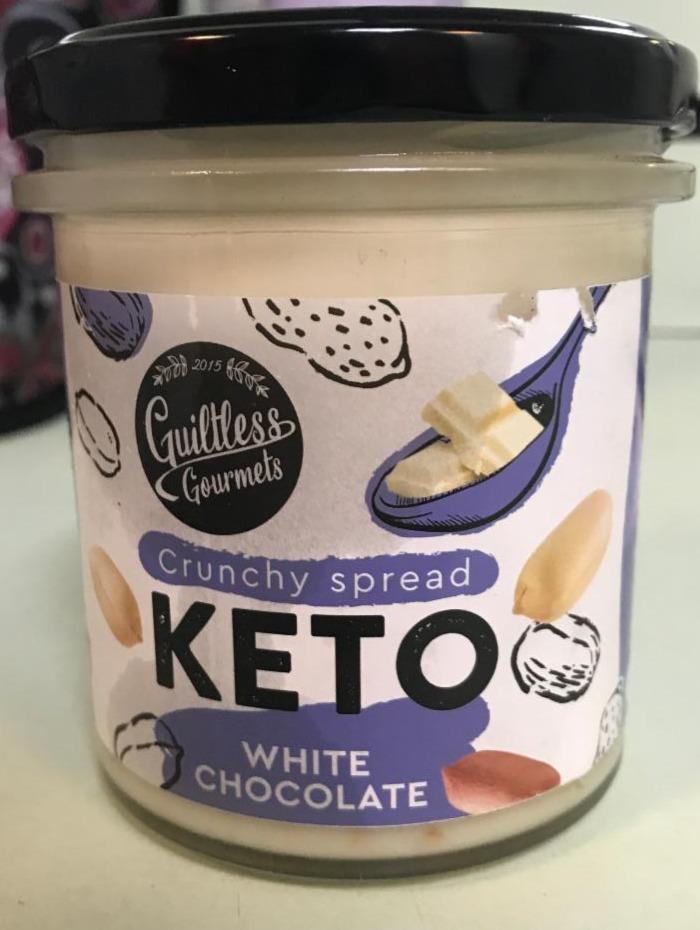 Fotografie - Keto Crunchy spread White Chocolate Guiltless Gourmets