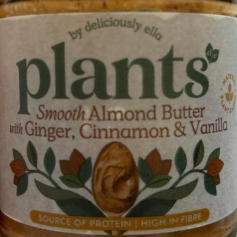 Fotografie - Smooth Almond butter with Ginger, Cinnamon & Vanilla Plants