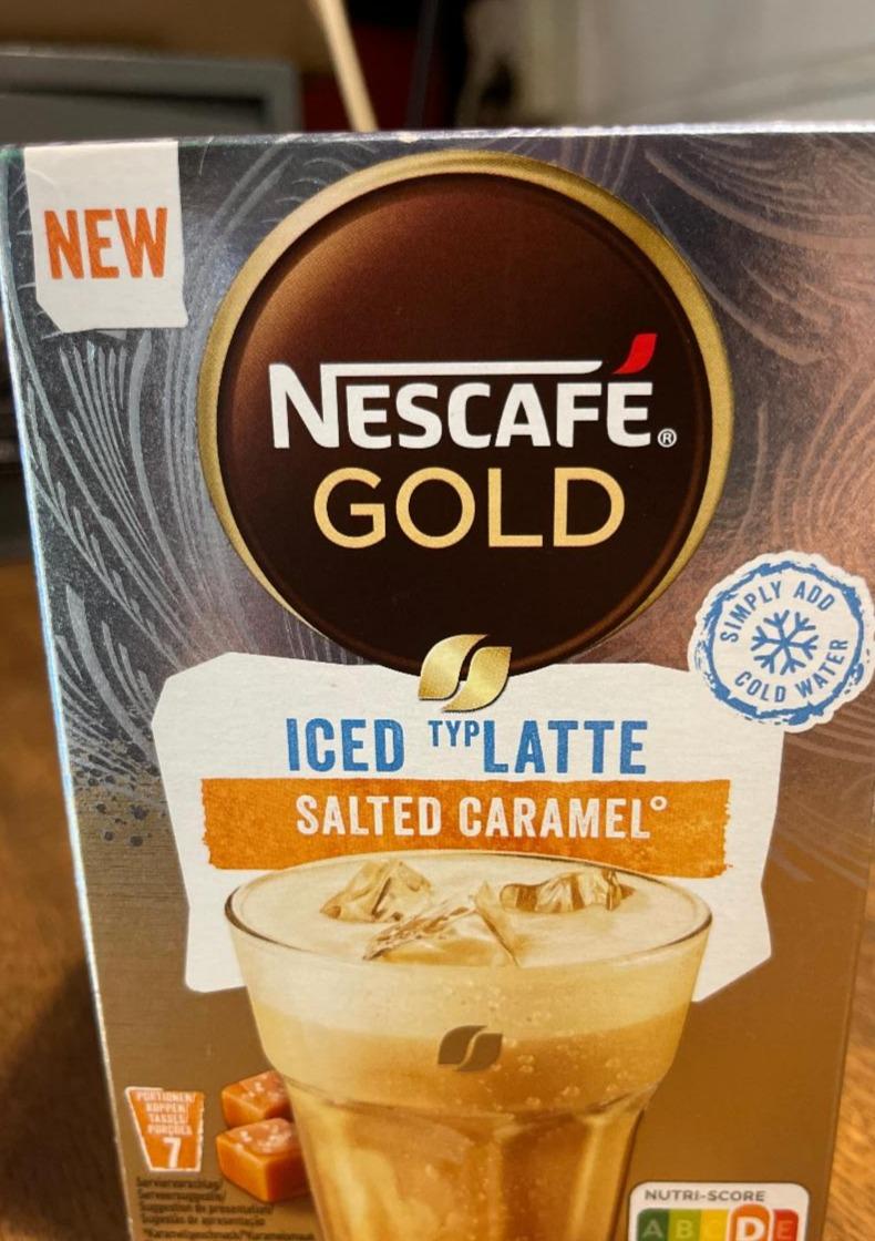 Fotografie - Iced latte salted caramel Nescafé
