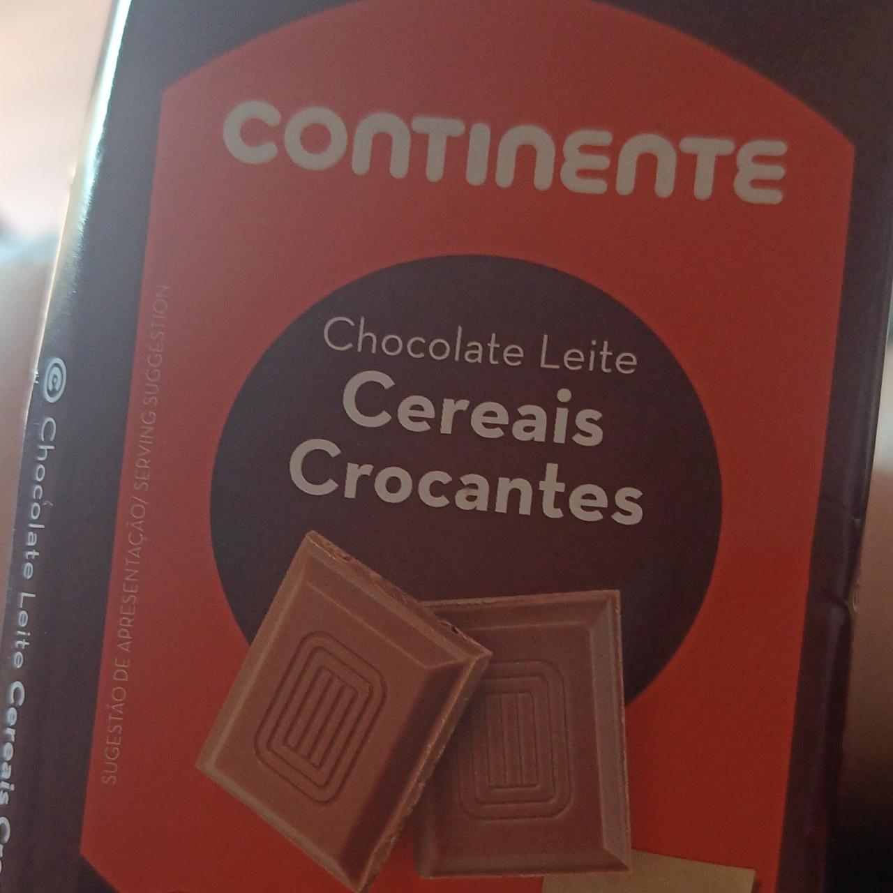 Fotografie - Chocolate Leite Cereais Crocantes Continente