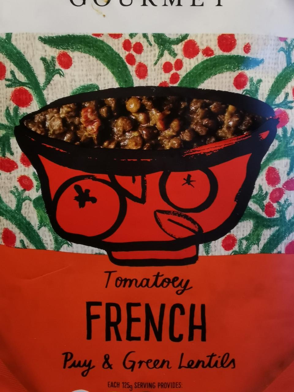 Fotografie - Tomatoey French Puy & Green Lentils Merchant Gourmet