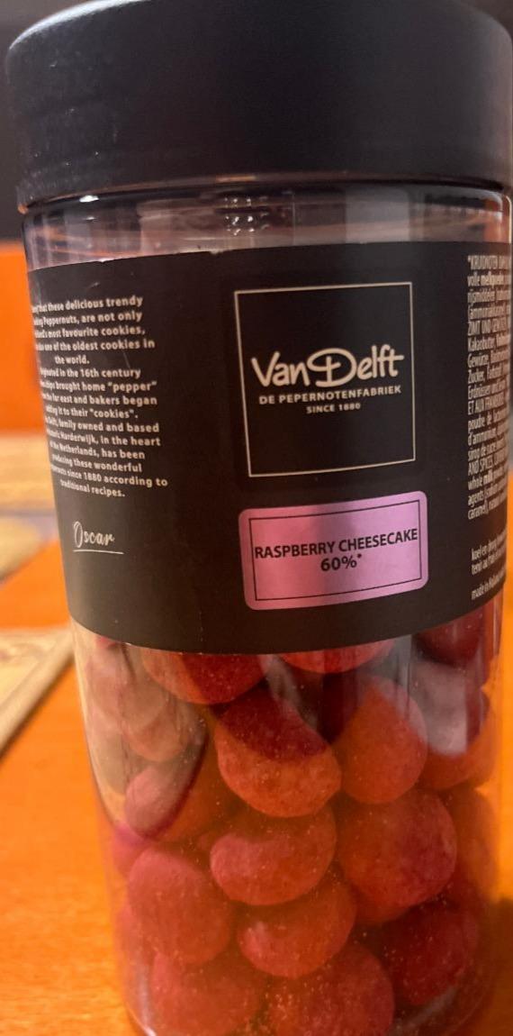 Fotografie - peppernuts rasberry cheesecake 60% VanDelft