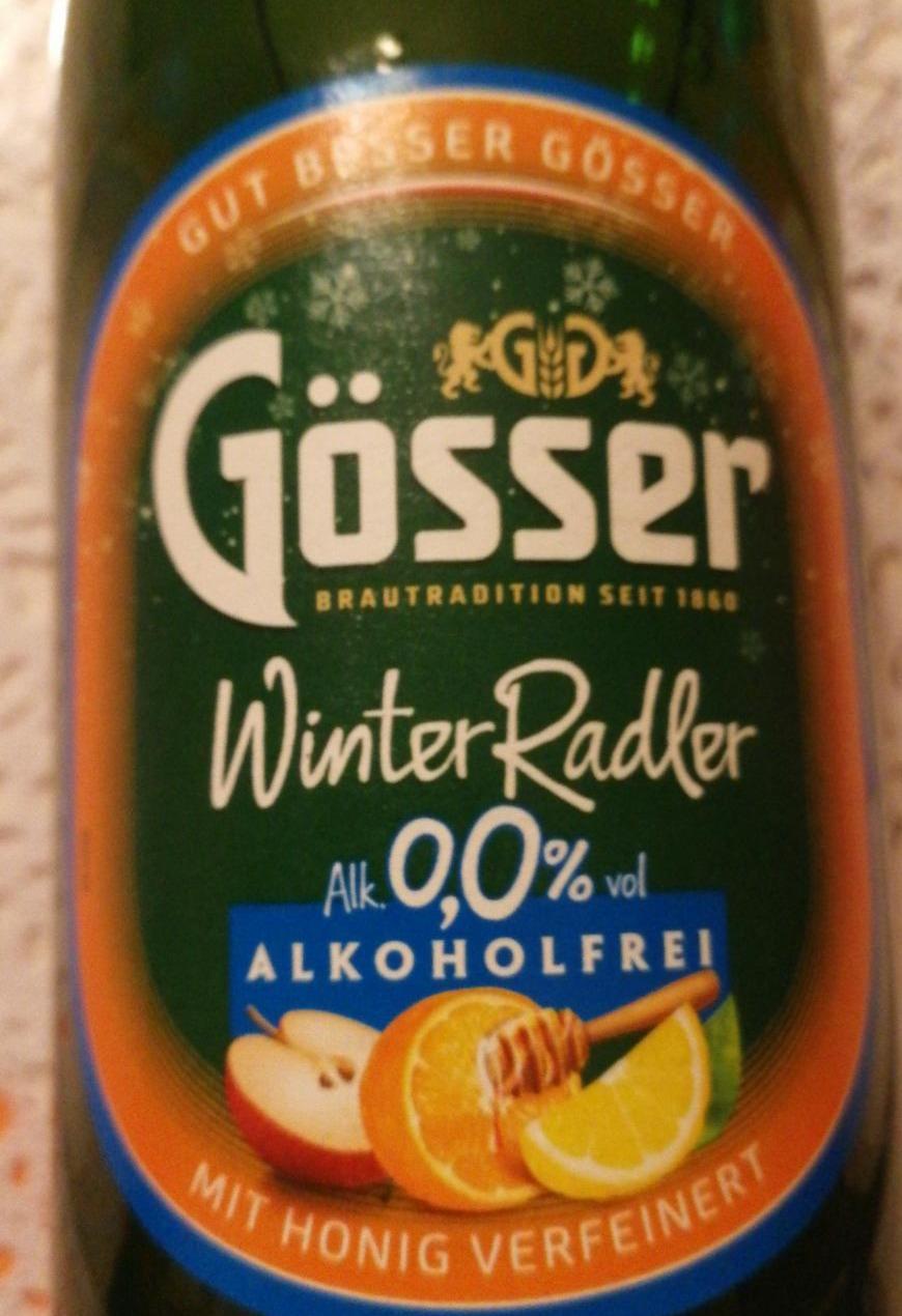 Fotografie - Gösser Winter Radler Alkoholfrei