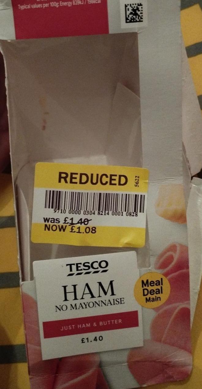 Fotografie - Ham no mayonnaise Tesco