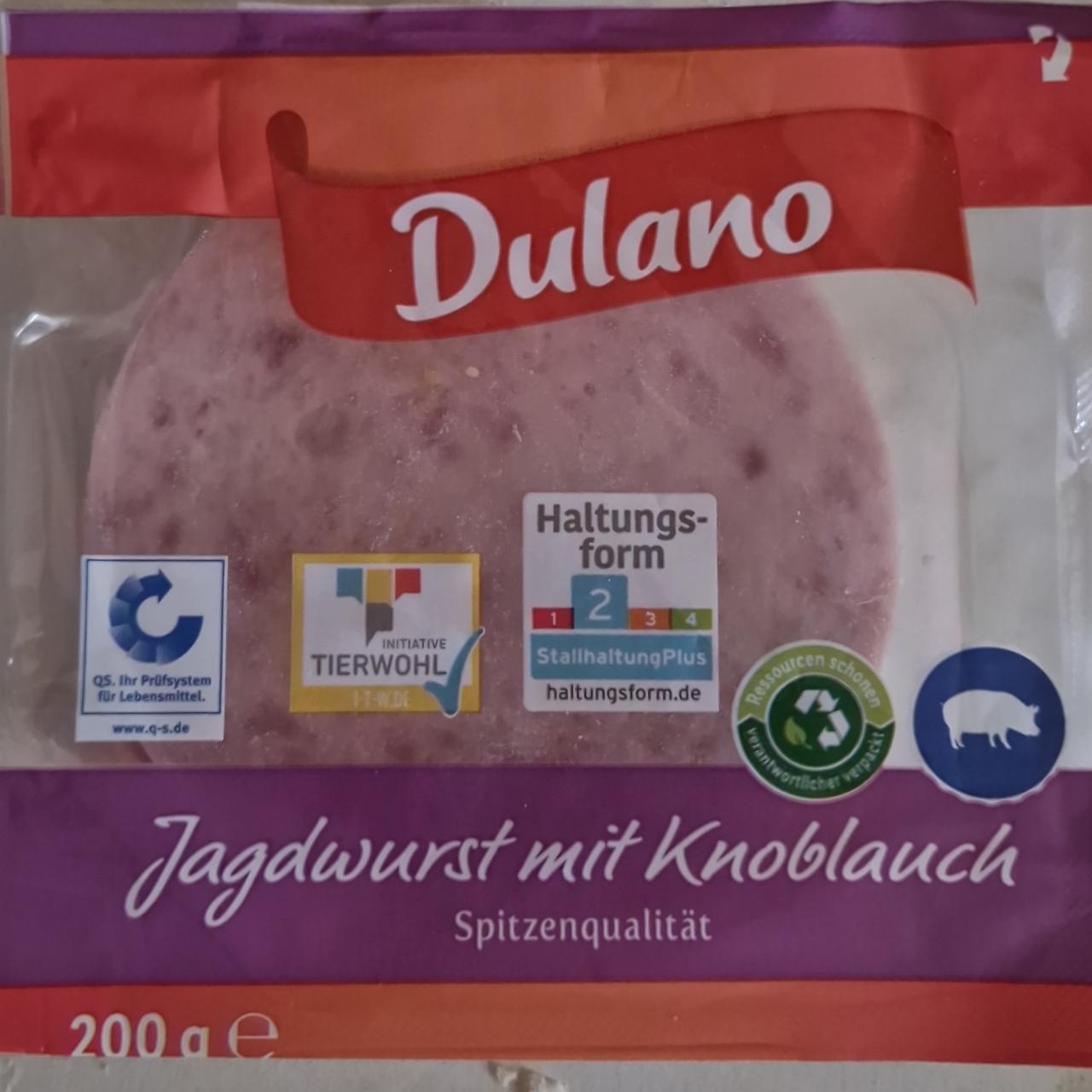 Fotografie - Jagdwurst mit Knoblauch Spitzenqualität Dulano