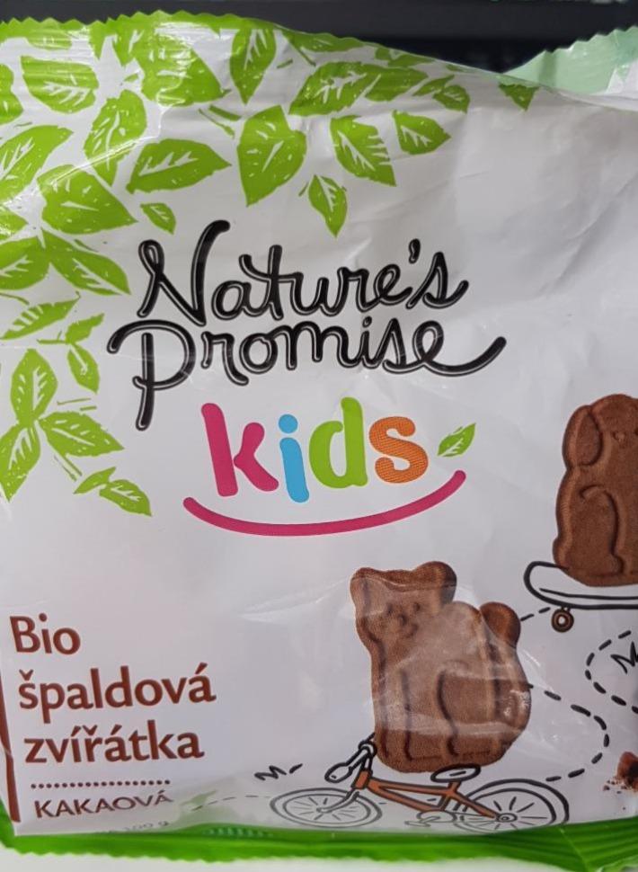 Fotografie - Kids Bio špaldová zvířátka kakaová Nature's Promise
