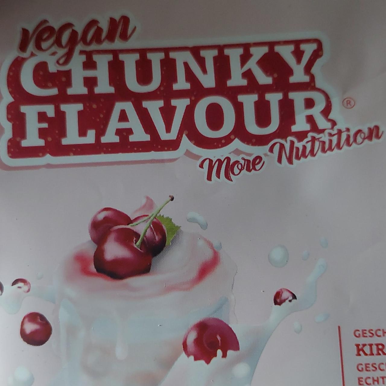 Fotografie - vegan chunky flavour Kirsch-Joghurt More Nutrition