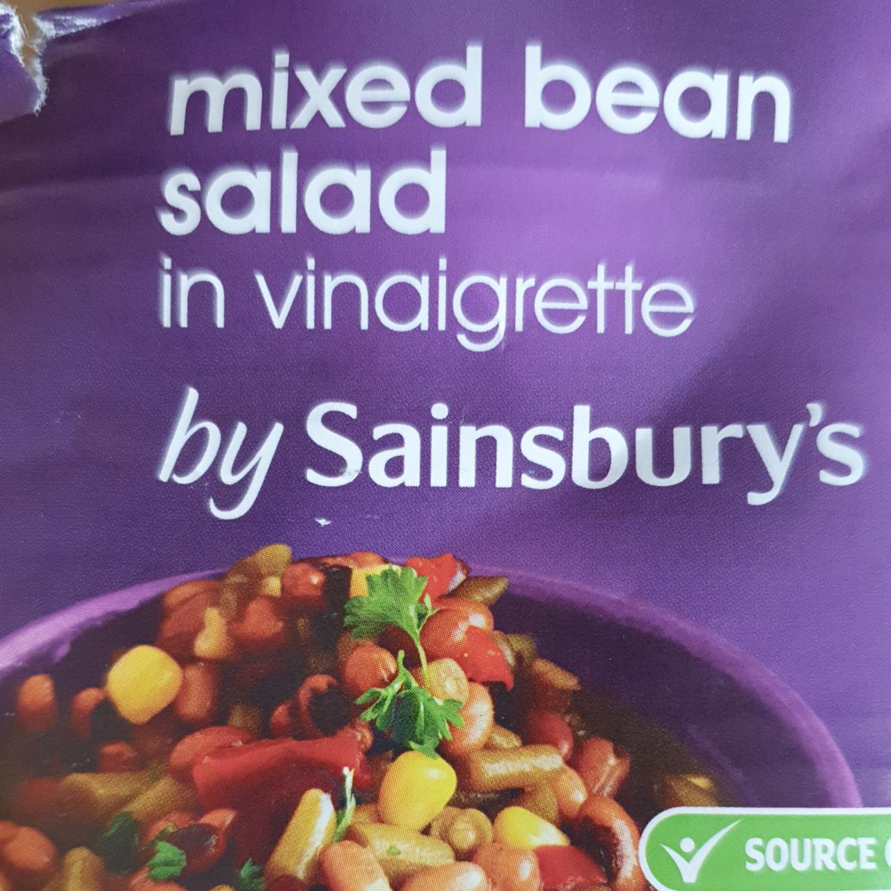 Fotografie - Mixed bean salad in vinaigrette by Sainsbury's