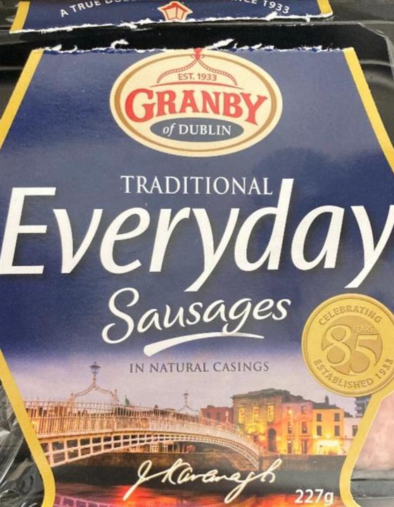 Fotografie - Traditional everyday sausages Granby of Dublin