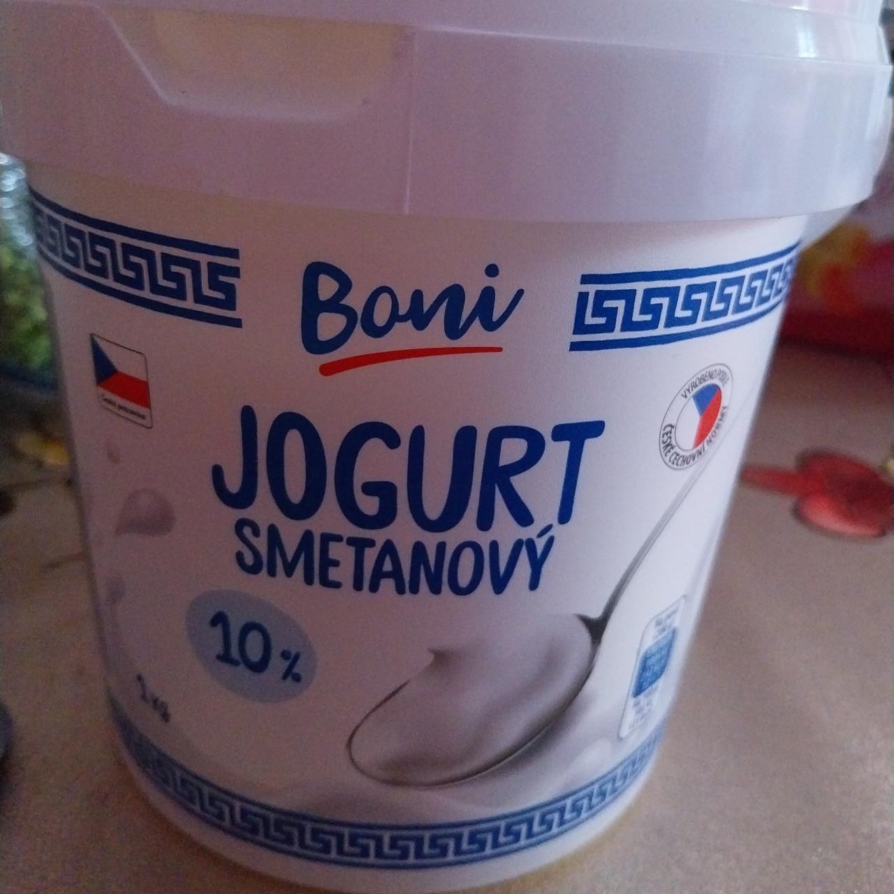 Fotografie - Smetanový jogurt bílý 10% tuku Boni