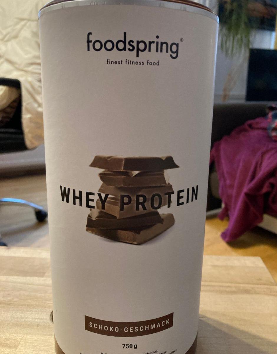 Fotografie - Whey protein schoko-geschmack Foodspring