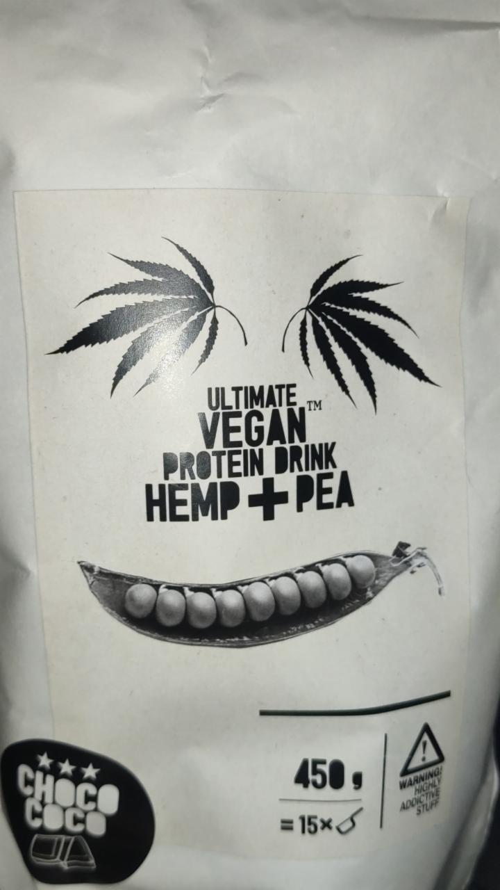 Fotografie - Vegan Protein Drink Hemp+Pea Choco Coco Ultimate