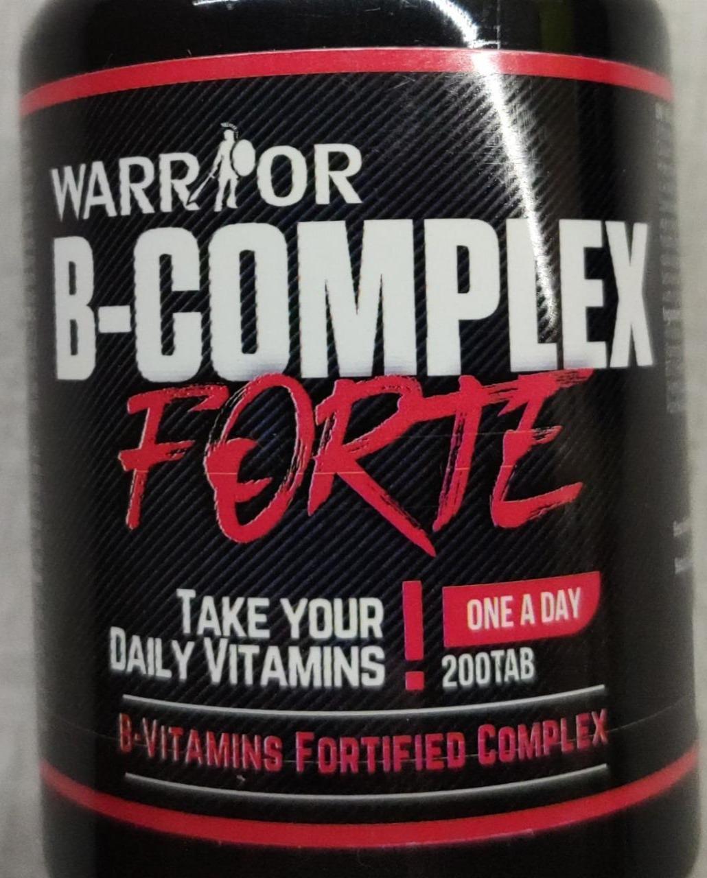 Fotografie - B-Complex Forte Warrior