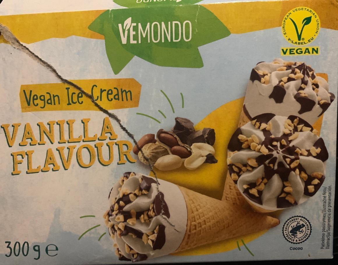 Fotografie - Vegan Ice cream cone, Vanilla flavour Vemondo