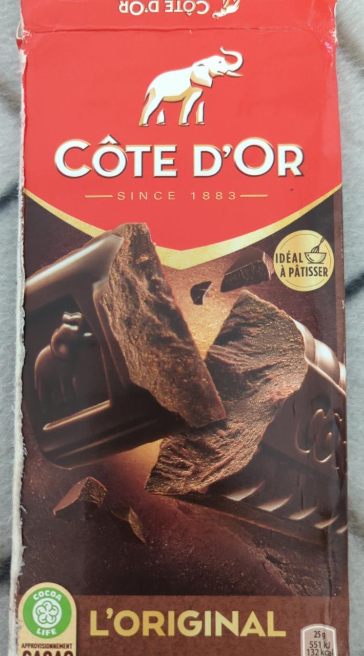 Fotografie - L'original dark chocolate Côte d'Or