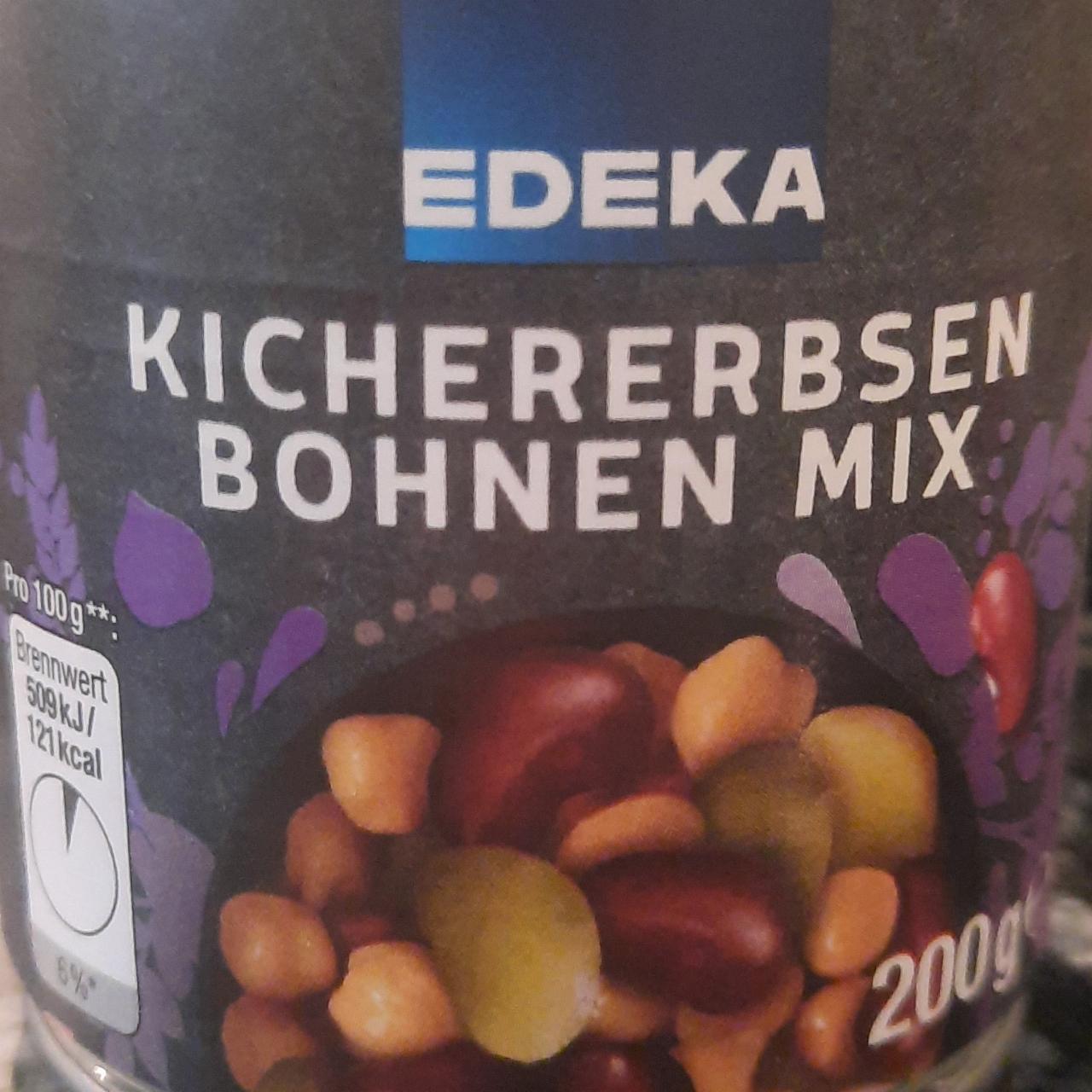 Fotografie - Kichererbsen bohnen mix Edeka