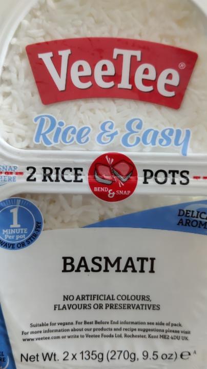 Fotografie - Veetee rice & easy basmati
