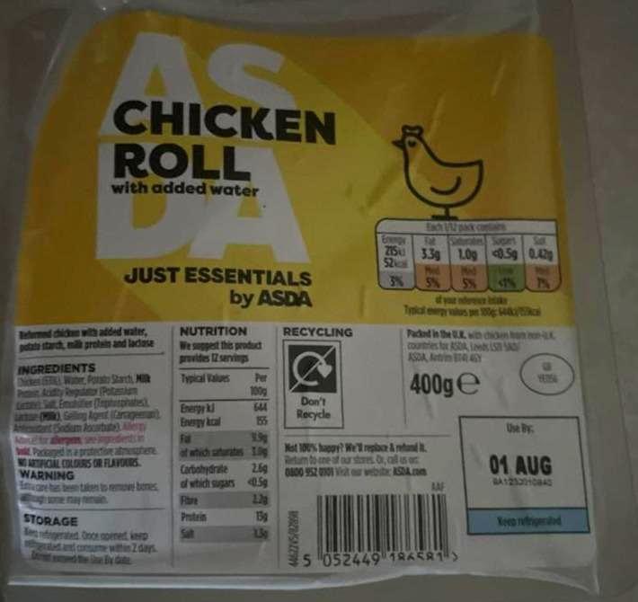Fotografie - Chicken Roll Asda