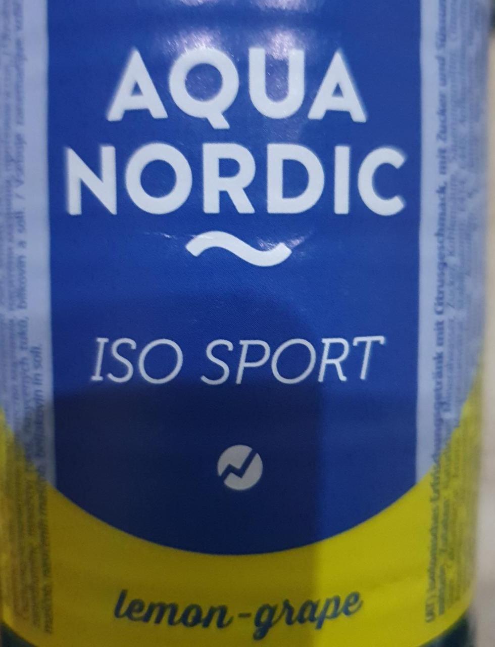 Fotografie - Iso Sport lemon grape Aqua nordic