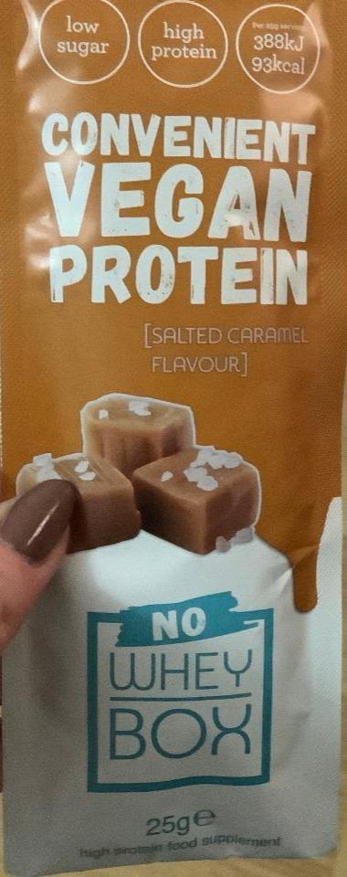 Fotografie - Convenient vegan protein salted caramel No Whey Box