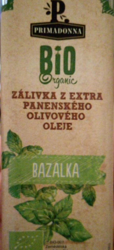 Fotografie - Bio Organic Zálivka z Extra panenského olivového oleje Bazalka Primadonna