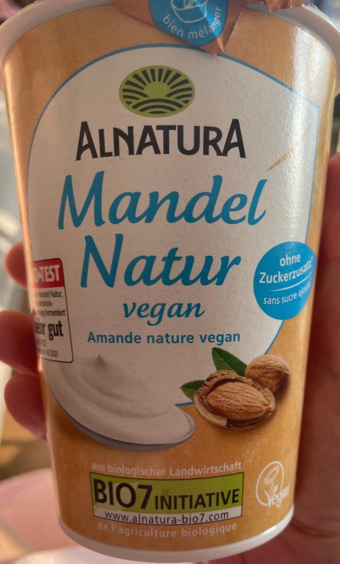 Fotografie - Mandel Natur vegan ohne Zuckerzusatz Alnatura