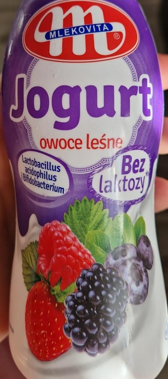 Fotografie - Jogurt owoce leśne Bez laktozy Mlekovita