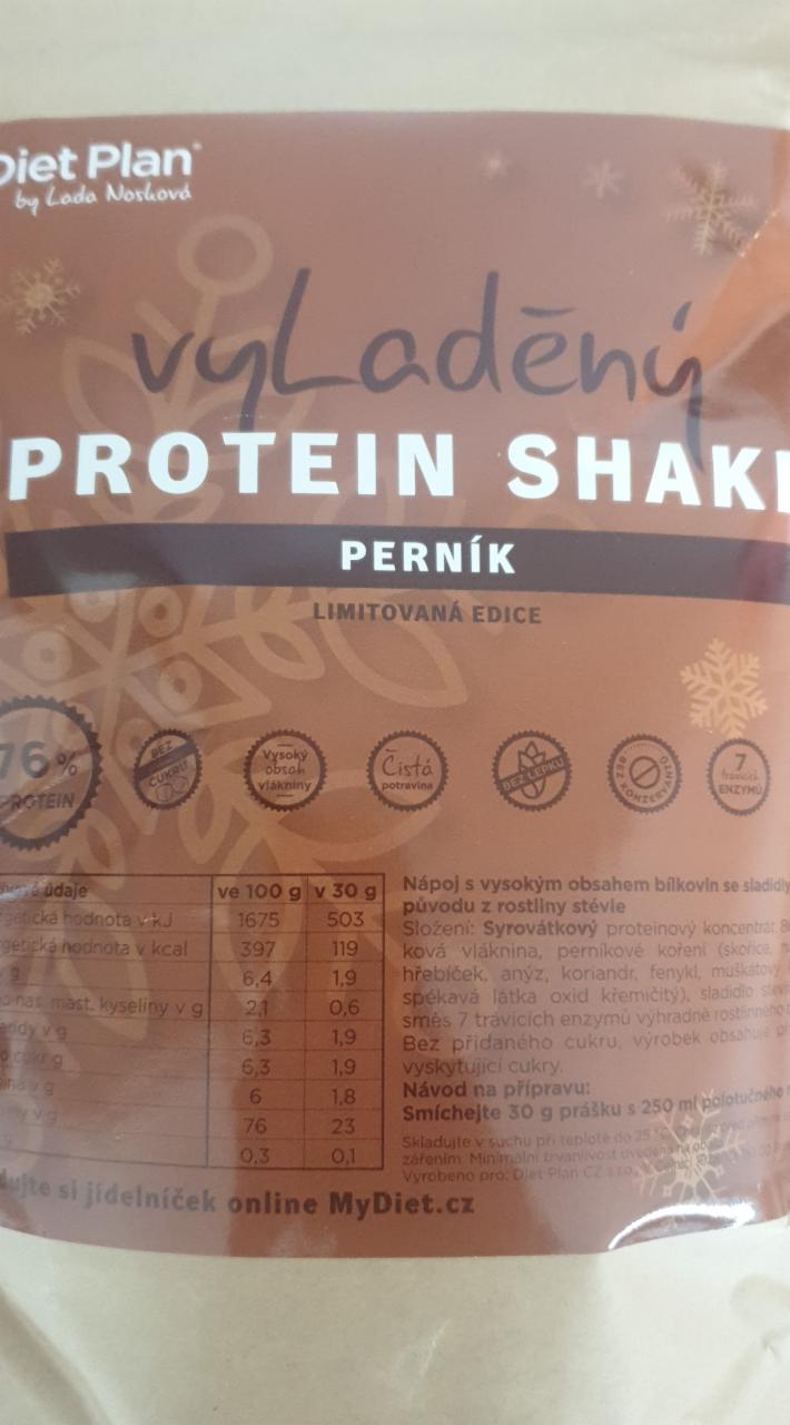 Fotografie - Vyladěný Protein Shake Perník Diet Plan