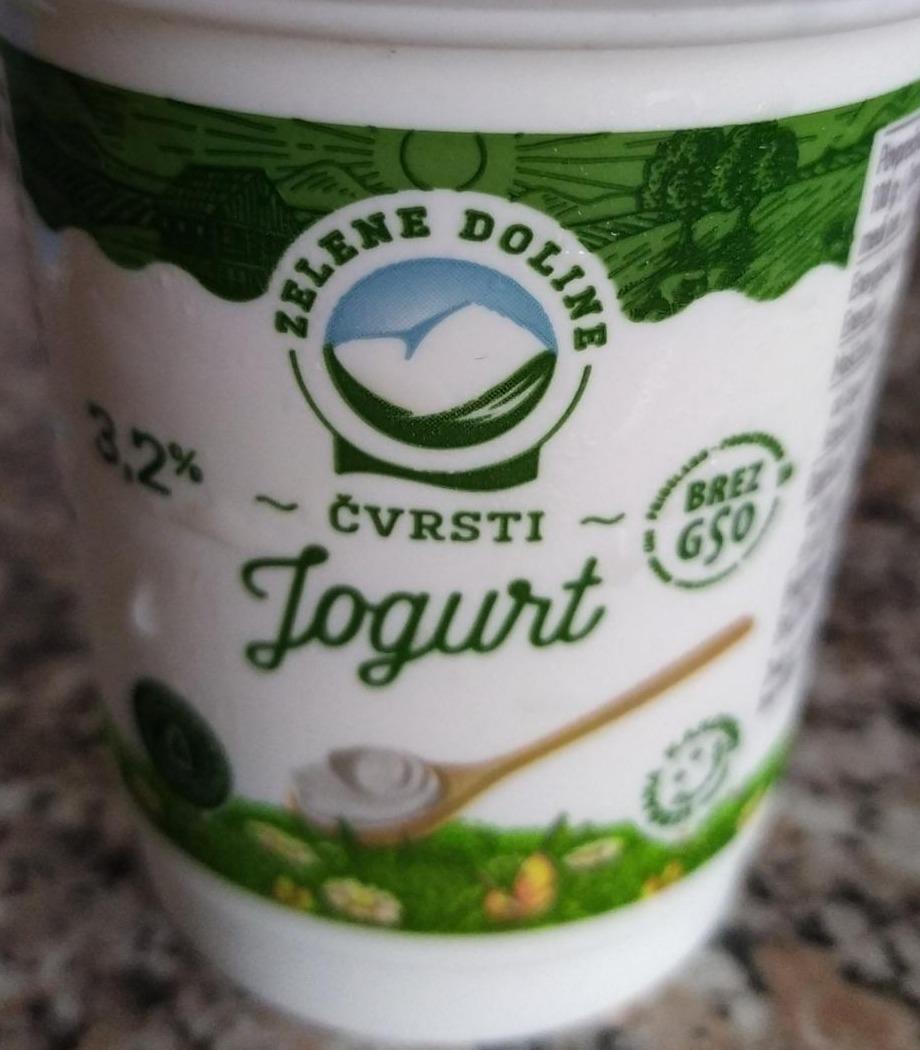 Fotografie - Jogurt čvrsti 3,2% Zelene doline