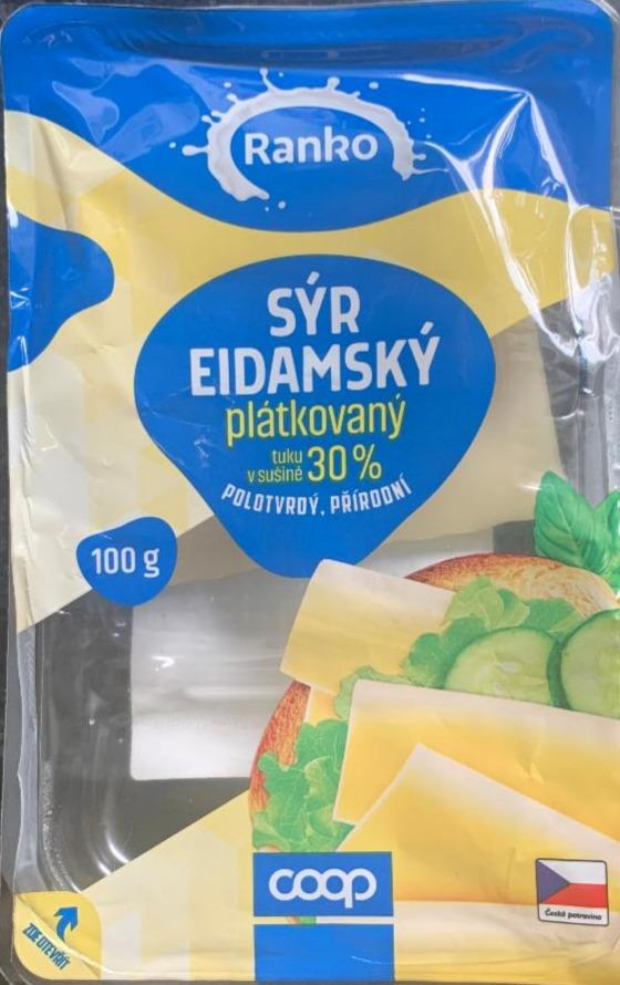 Fotografie - sýr eidamský plátkovaný 30% Ranko