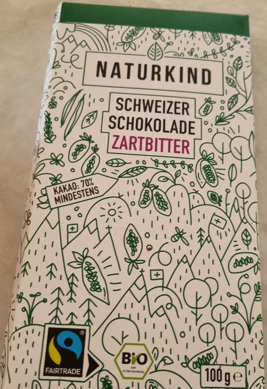 Fotografie - Bio Schweizer Schokolade Zartbitter Naturkind
