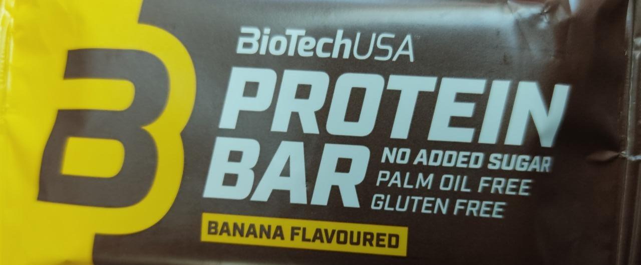Fotografie - protein Bar Banana flavoured BioTechUSA