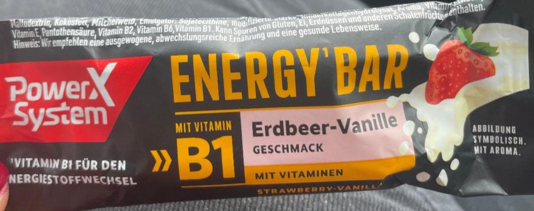 Fotografie - Energy Bar Erdbeer-Vanille PowerX System