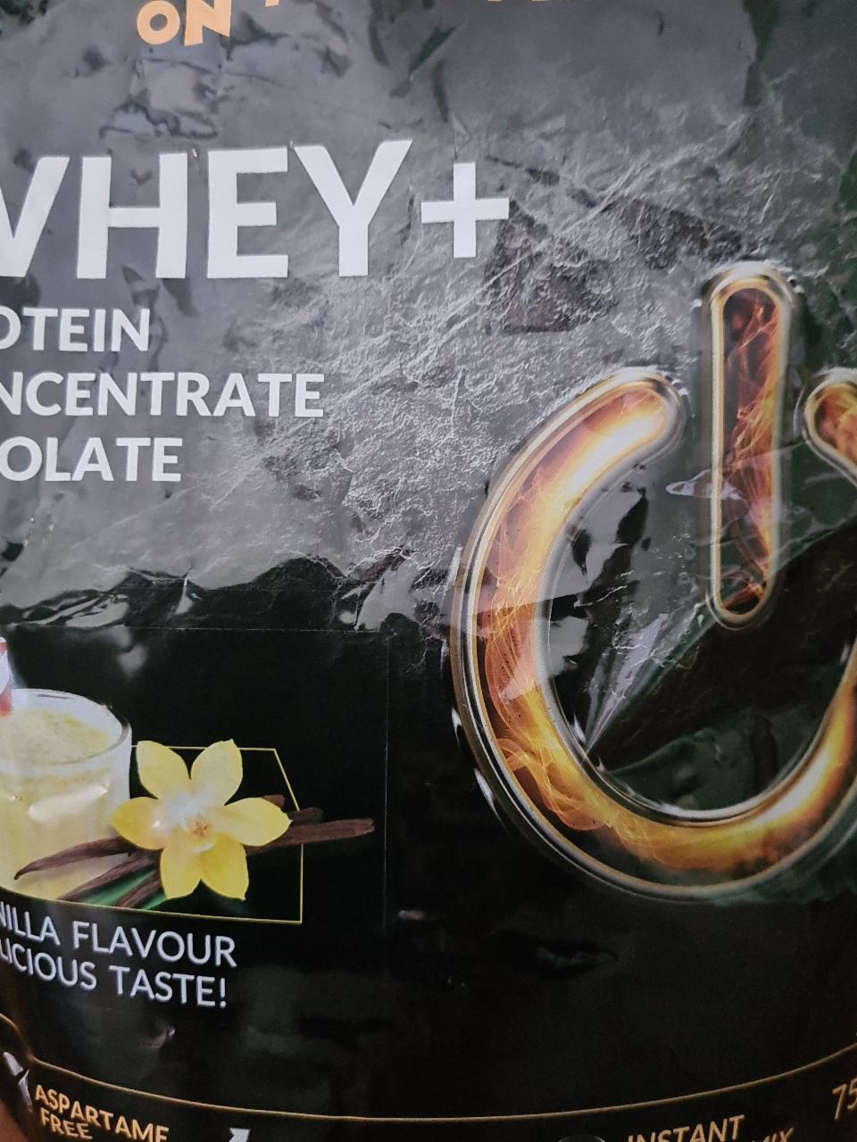 Fotografie - Whey+ Protein concentrate & isolate Vanilla Flavour Go On Nutrition