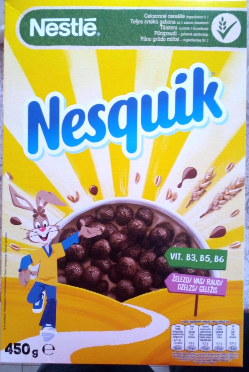 Fotografie - Nesquik celozrnné cereálie Nestlé